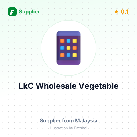 LkC Wholesale Vegetable  – summary card, no photo uploaded yet