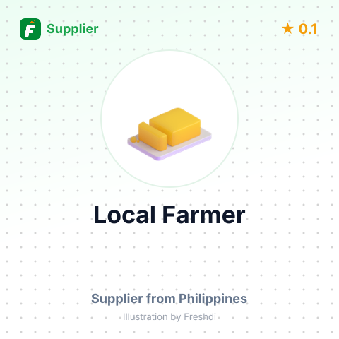 Local Farmer  – summary card, no photo uploaded yet
