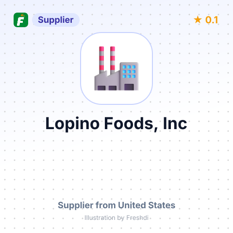 Lopino Foods, Inc – summary card, no photo uploaded yet
