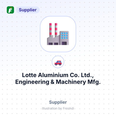 Lotte Aluminium Co. Ltd., Engineering & Machinery Mfg. – summary card, no photo uploaded yet