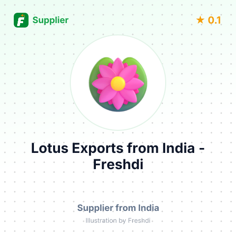Lotus Exports  – summary card, no photo uploaded yet