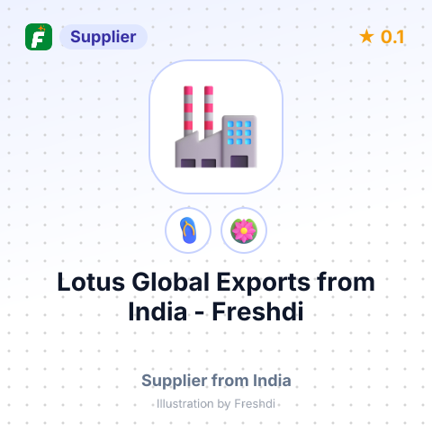 Lotus Global Exports  – summary card, no photo uploaded yet