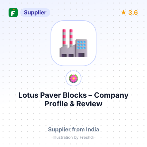 Lotus Paver Blocks – summary card, no photo uploaded yet