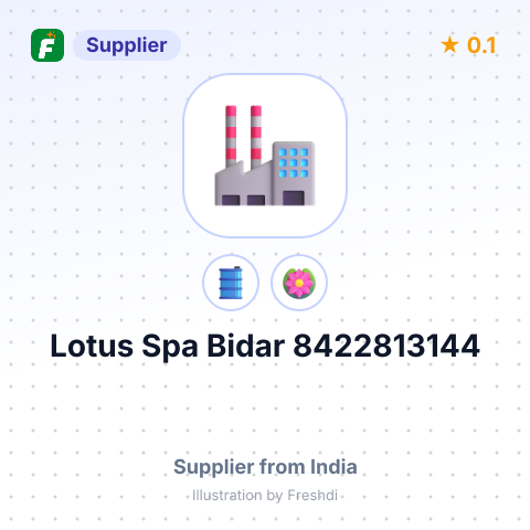 Lotus Spa Bidar 8422813144 – summary card, no photo uploaded yet