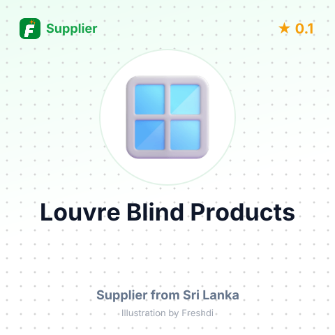 Louvre Blind Products  – summary card, no photo uploaded yet