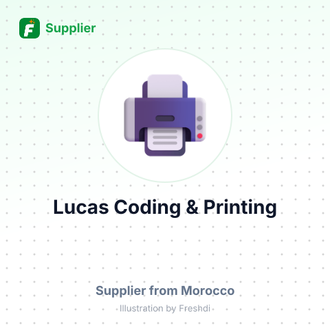 Lucas Coding & Printing – summary card, no photo uploaded yet