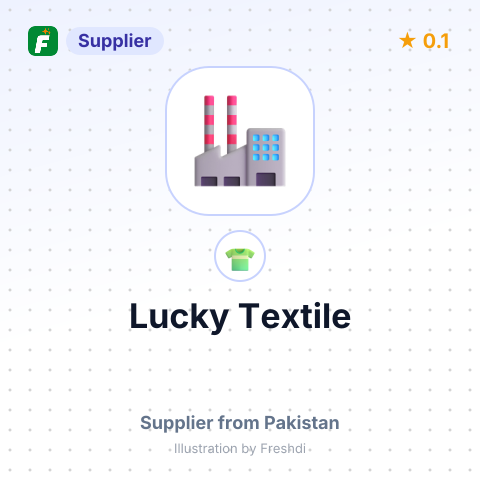 Lucky Textile – summary card, no photo uploaded yet
