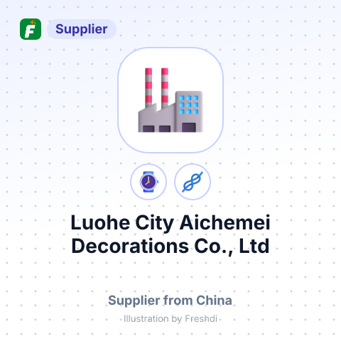 Luohe City Aichemei Decorations Co., Ltd – summary card, no photo uploaded yet