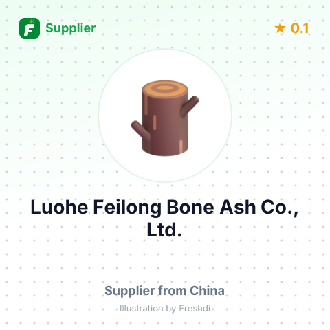 Luohe Feilong Bone Ash Co., Ltd. – summary card, no photo uploaded yet