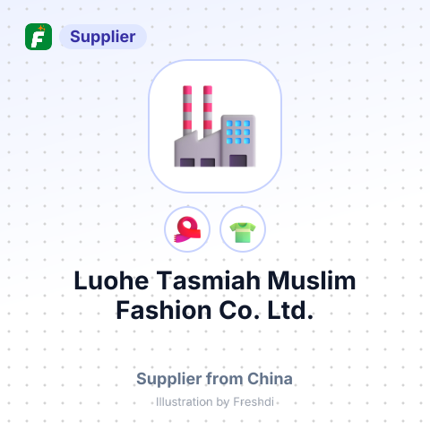 Luohe Tasmiah Muslim Fashion Co., Ltd. – summary card, no photo uploaded yet