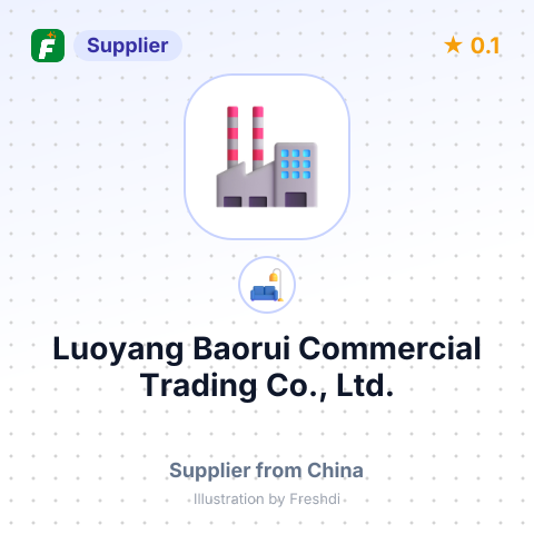 Luoyang Baorui Commercial Trading Co., Ltd. – summary card, no photo uploaded yet