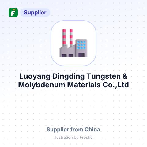 Luoyang Dingding Tungsten & Molybdenum Materials Co.,Ltd – summary card, no photo uploaded yet