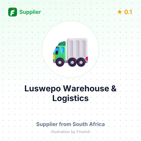 Luswepo Warehouse & Logistics  – summary card, no photo uploaded yet