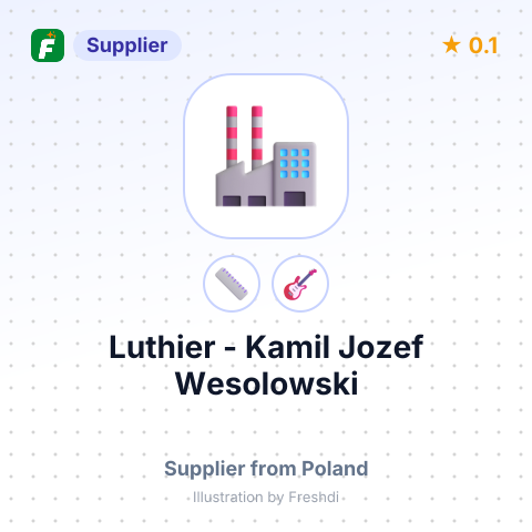 Luthier - Kamil Jozef Wesolowski – summary card, no photo uploaded yet