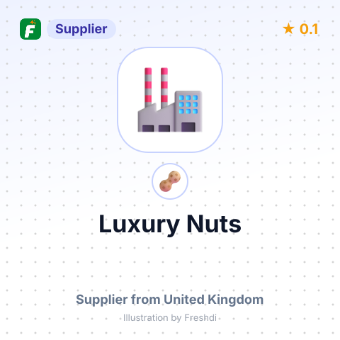 Luxury Nuts  – summary card, no photo uploaded yet