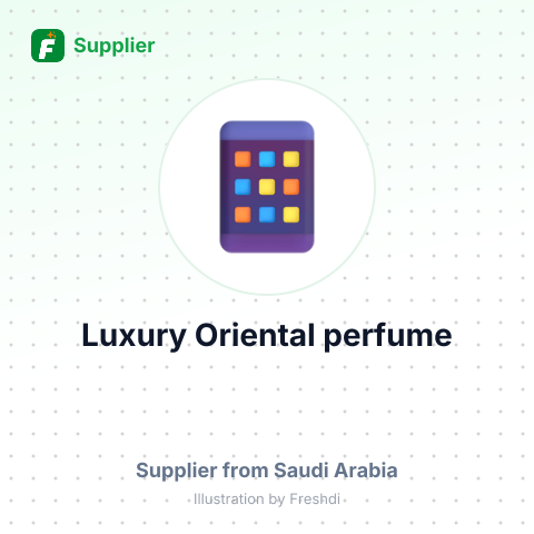 Luxury Oriental perfume – summary card, no photo uploaded yet