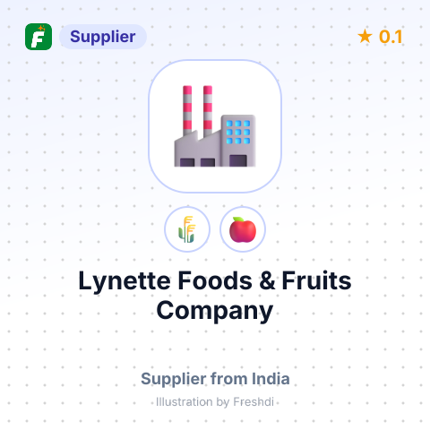 Lynette Foods & Fruits Company  – summary card, no photo uploaded yet