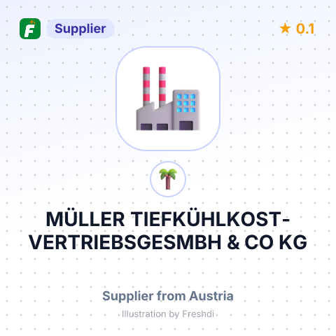 MÜLLER TIEFKÜHLKOST-VERTRIEBSGESMBH & CO KG – summary card, no photo uploaded yet