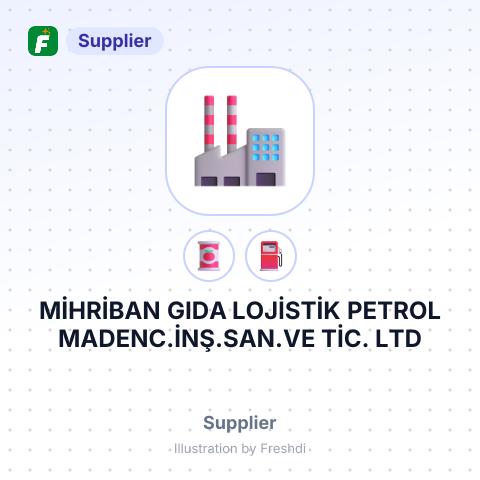 MİHRİBAN GIDA LOJİSTİK PETROL MADENC.İNŞ.SAN.VE TİC. LTD – summary card, no photo uploaded yet