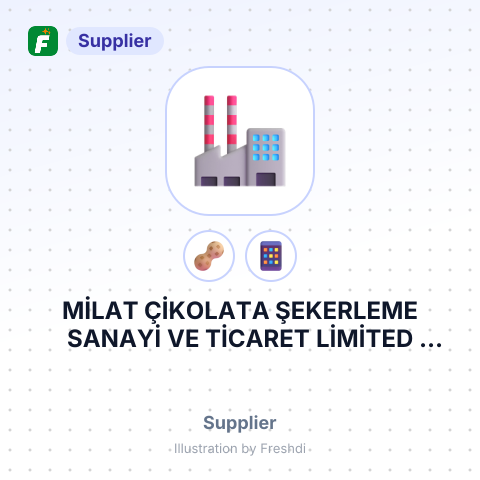 MİLAT ÇİKOLATA ŞEKERLEME SANAYİ VE TİCARET LİMİTED ŞİRKETİ – summary card, no photo uploaded yet