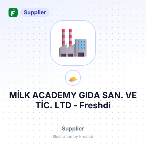 MİLK ACADEMY GIDA SAN. VE TİC. LTD – summary card, no photo uploaded yet