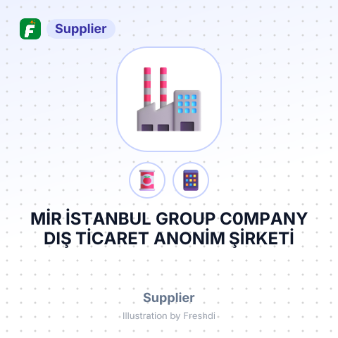 MİR İSTANBUL GROUP C0MPANY DIŞ TİCARET ANONİM ŞİRKETİ – summary card, no photo uploaded yet
