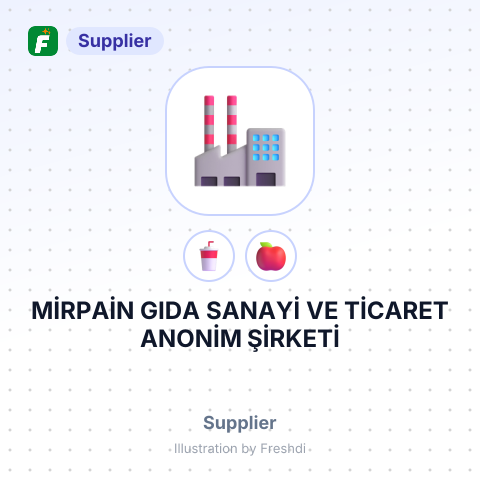 MİRPAİN GIDA SANAYİ VE TİCARET ANONİM ŞİRKETİ – summary card, no photo uploaded yet