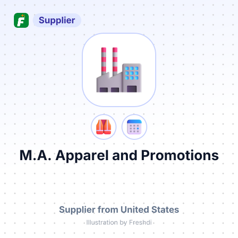M.A. Apparel and Promotions – summary card, no photo uploaded yet