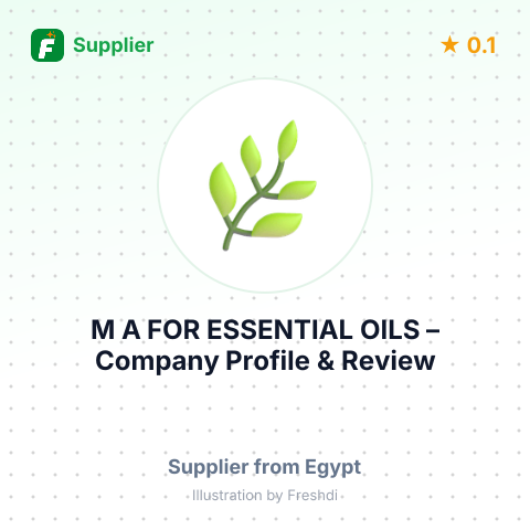 M A FOR ESSENTIAL OILS – summary card, no photo uploaded yet