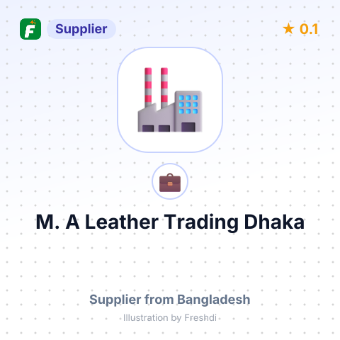 M. A Leather Trading Dhaka – summary card, no photo uploaded yet
