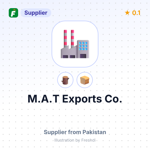 M.A.T Exports Co.  – summary card, no photo uploaded yet