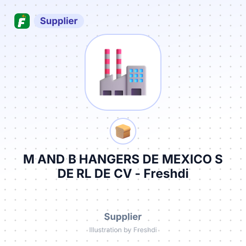 M AND B HANGERS DE MEXICO S DE RL DE CV – summary card, no photo uploaded yet