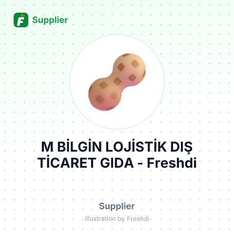 M BİLGİN LOJİSTİK DIŞ TİCARET GIDA – summary card, no photo uploaded yet