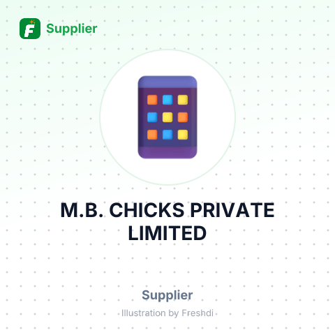 M.B. CHICKS PRIVATE LIMITED – summary card, no photo uploaded yet