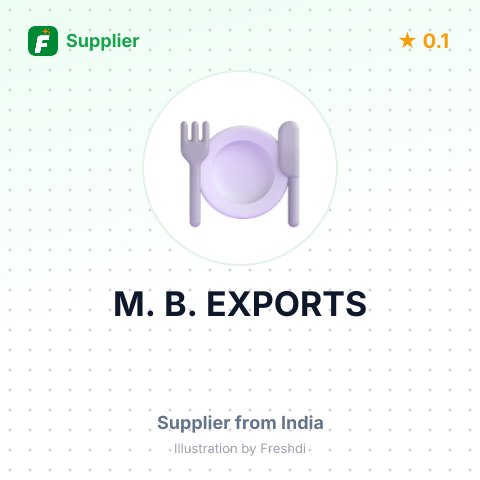 M. B. EXPORTS – summary card, no photo uploaded yet