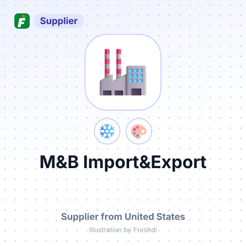 M&B Import&Export – summary card, no photo uploaded yet