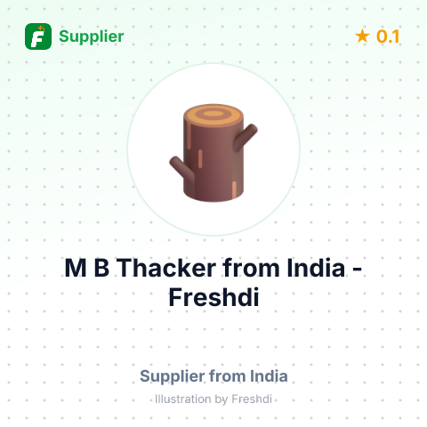 M B Thacker  – summary card, no photo uploaded yet