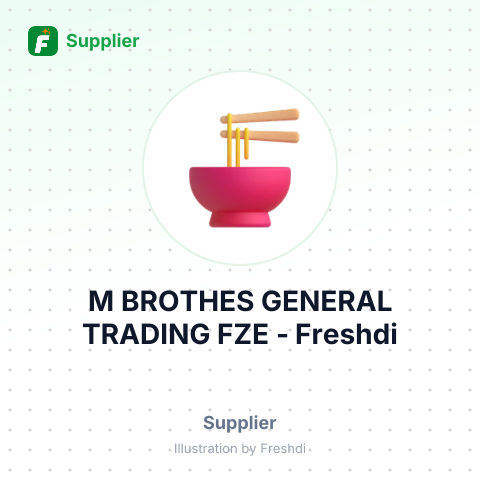 M BROTHES GENERAL TRADING FZE – summary card, no photo uploaded yet