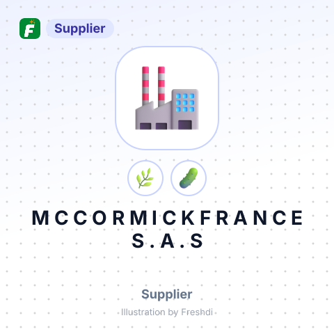 M C C O R M I C K F R A N C E S . A . S – summary card, no photo uploaded yet