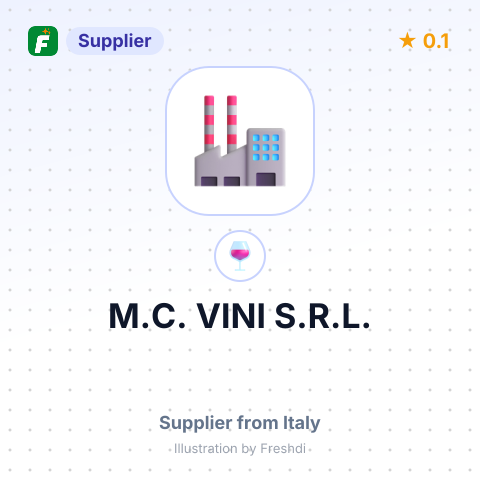 M.C. VINI S.R.L. – summary card, no photo uploaded yet