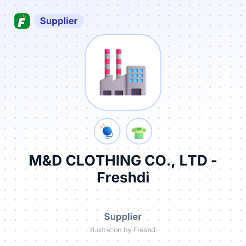 M&D CLOTHING CO., LTD – summary card, no photo uploaded yet
