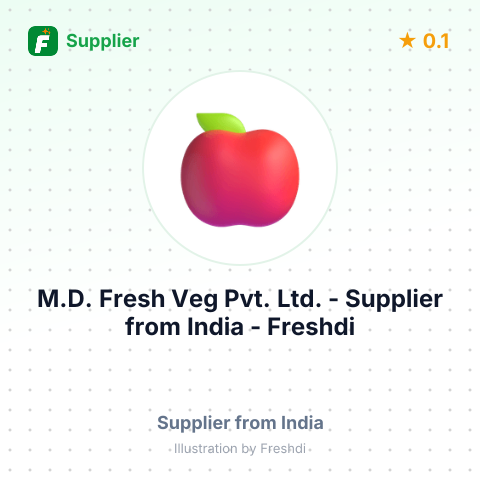 M.D. Fresh Veg Pvt. Ltd.  – summary card, no photo uploaded yet