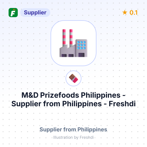 M&D Prizefoods Philippines  – summary card, no photo uploaded yet