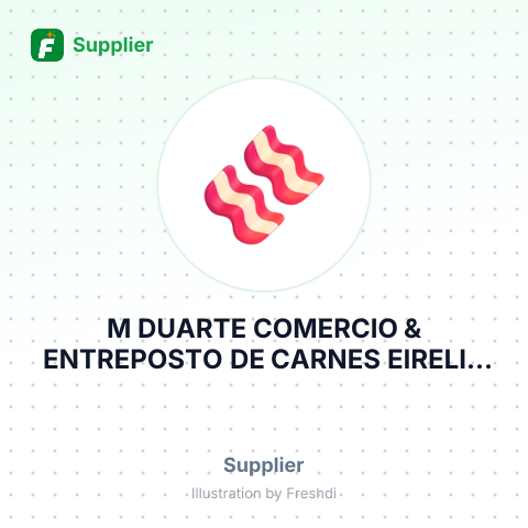 M DUARTE COMERCIO & ENTREPOSTO DE CARNES EIRELI – summary card, no photo uploaded yet