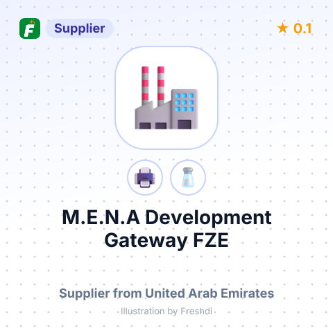 M.E.N.A Development Gateway FZE – summary card, no photo uploaded yet