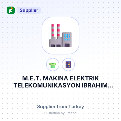 M.E.T. MAKINA ELEKTRIK TELEKOMUNIKASYON IBRAHIM AZMI BEGEN – summary card, no photo uploaded yet
