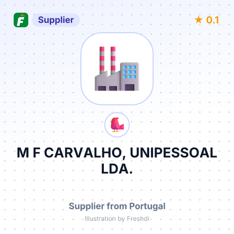 M F CARVALHO, UNIPESSOAL LDA. – summary card, no photo uploaded yet