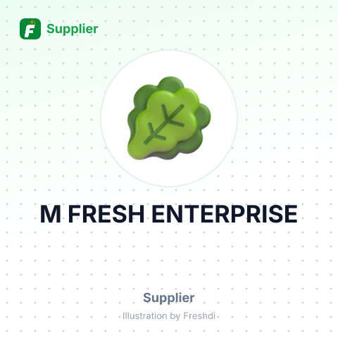 M FRESH ENTERPRISE – summary card, no photo uploaded yet