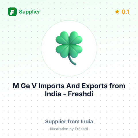 M Ge V Imports And Exports  – summary card, no photo uploaded yet
