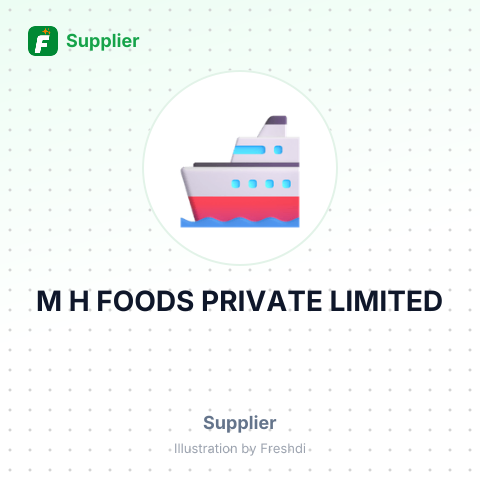 M H FOODS PRIVATE LIMITED – summary card, no photo uploaded yet